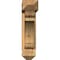 Ekena Millwork Olympic Arts and Crafts Smooth Bracket w/ Offset Brace, Western Red Cedar, 5 1/2"W x 22"D x 22"H BKT0604X22X22OLY03SWR - alternate 3